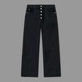 BARZUP Men’s Signature Vintage Wash Wide-Leg Denim