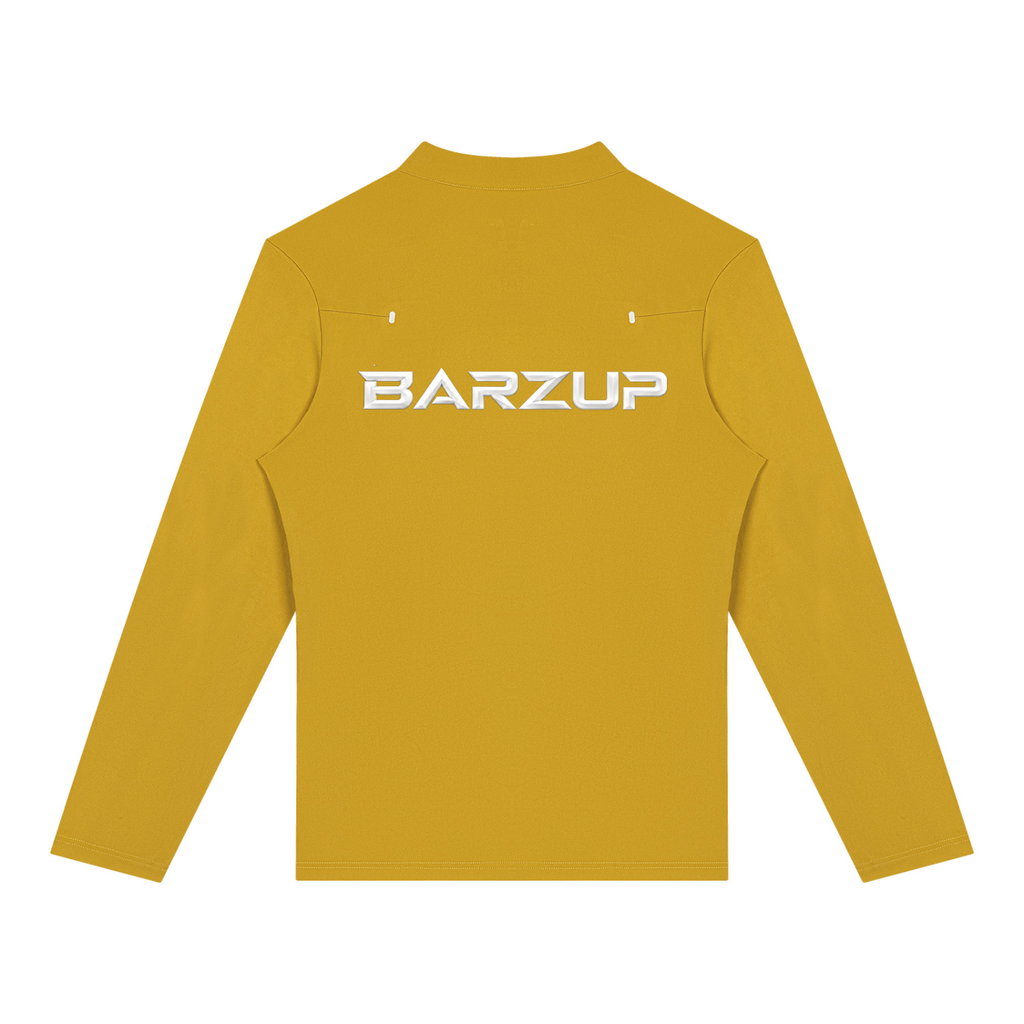 BARZUP Men's Premium Quarter-Zip Training T-Shirt