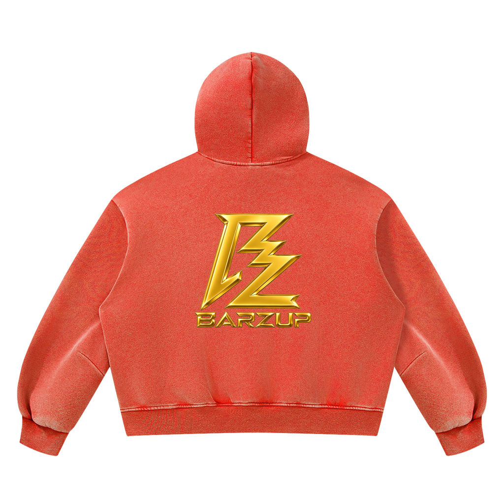 BARZUP Vintage Wash Oversized Hoodie & Sweatpants Set