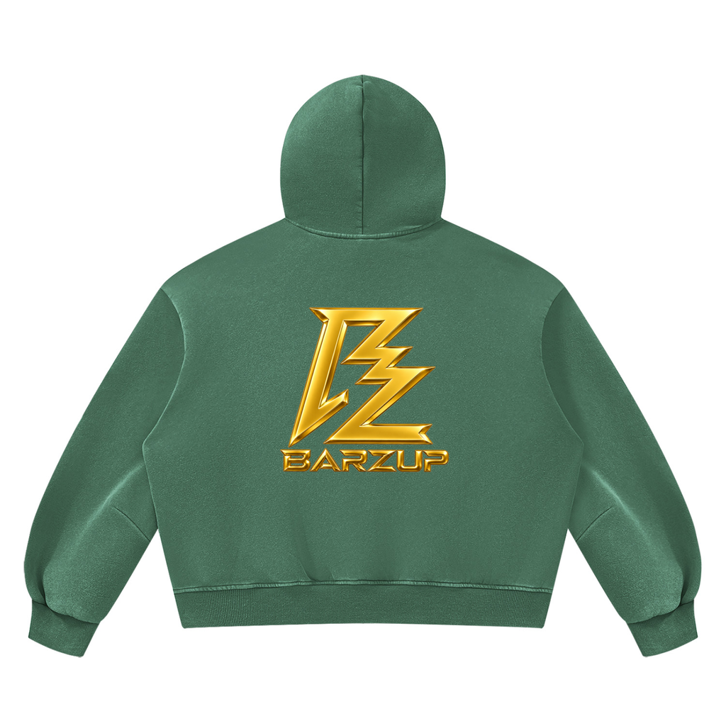 BARZUP Vintage Wash Oversized Hoodie & Sweatpants Set