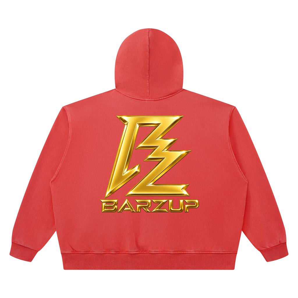 BARZUP Heavyweight Vintage Wash Hoodie Set