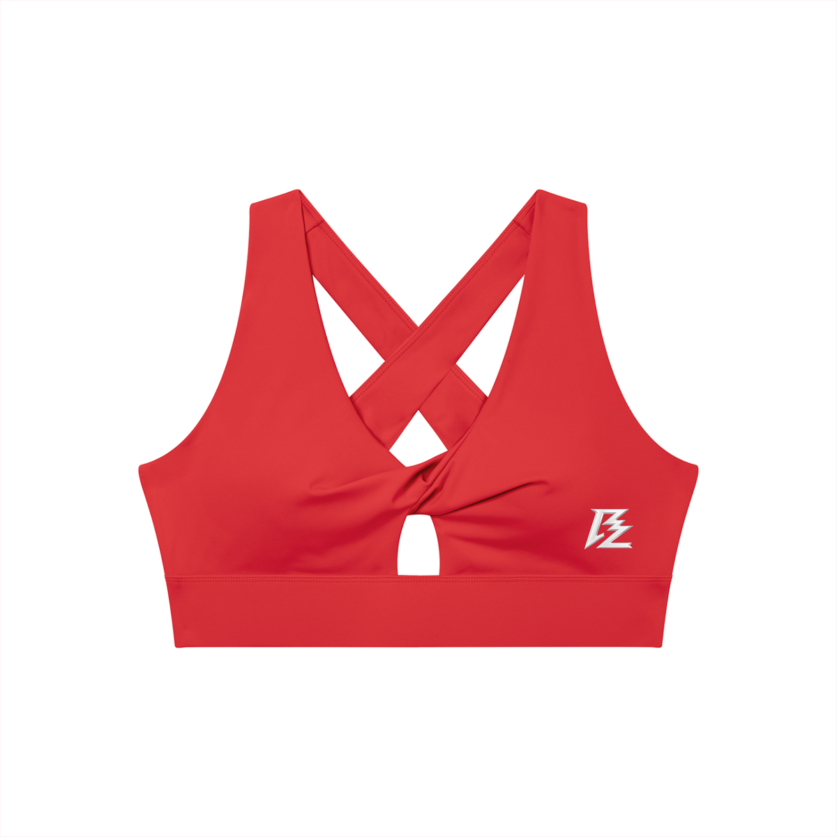 BARZUP Women's Twist Front Performance Sports Bra