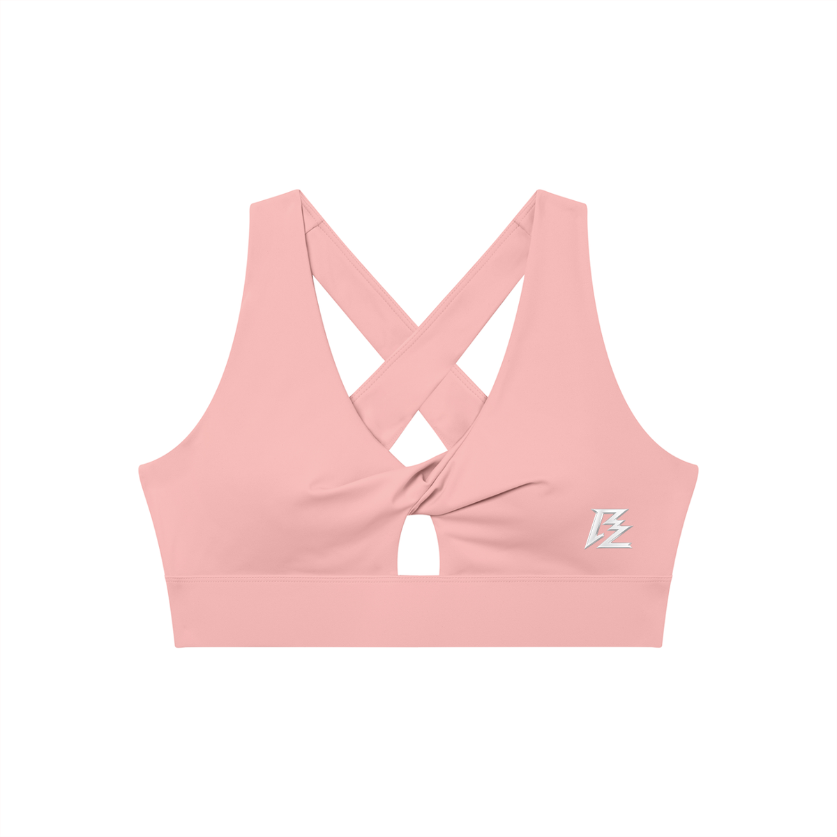 BARZUP Women's Twist Front Performance Sports Bra