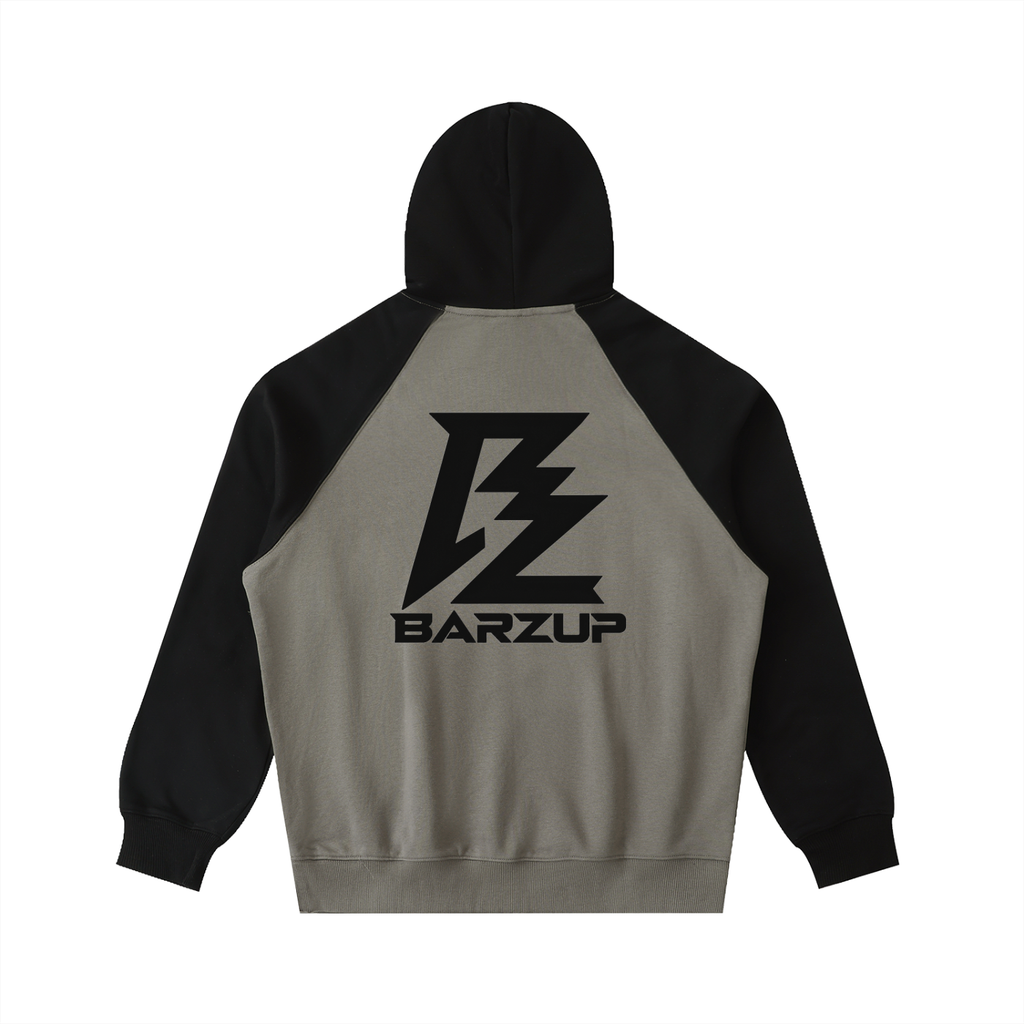 BARZUP Color-Block Raglan Hoodie
