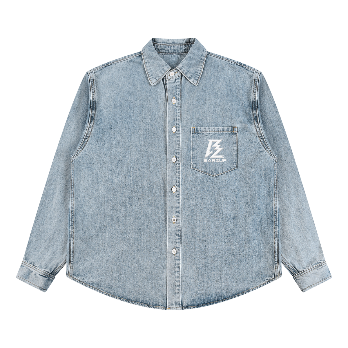 BARZUP Unisex Vintage Wash Denim Set