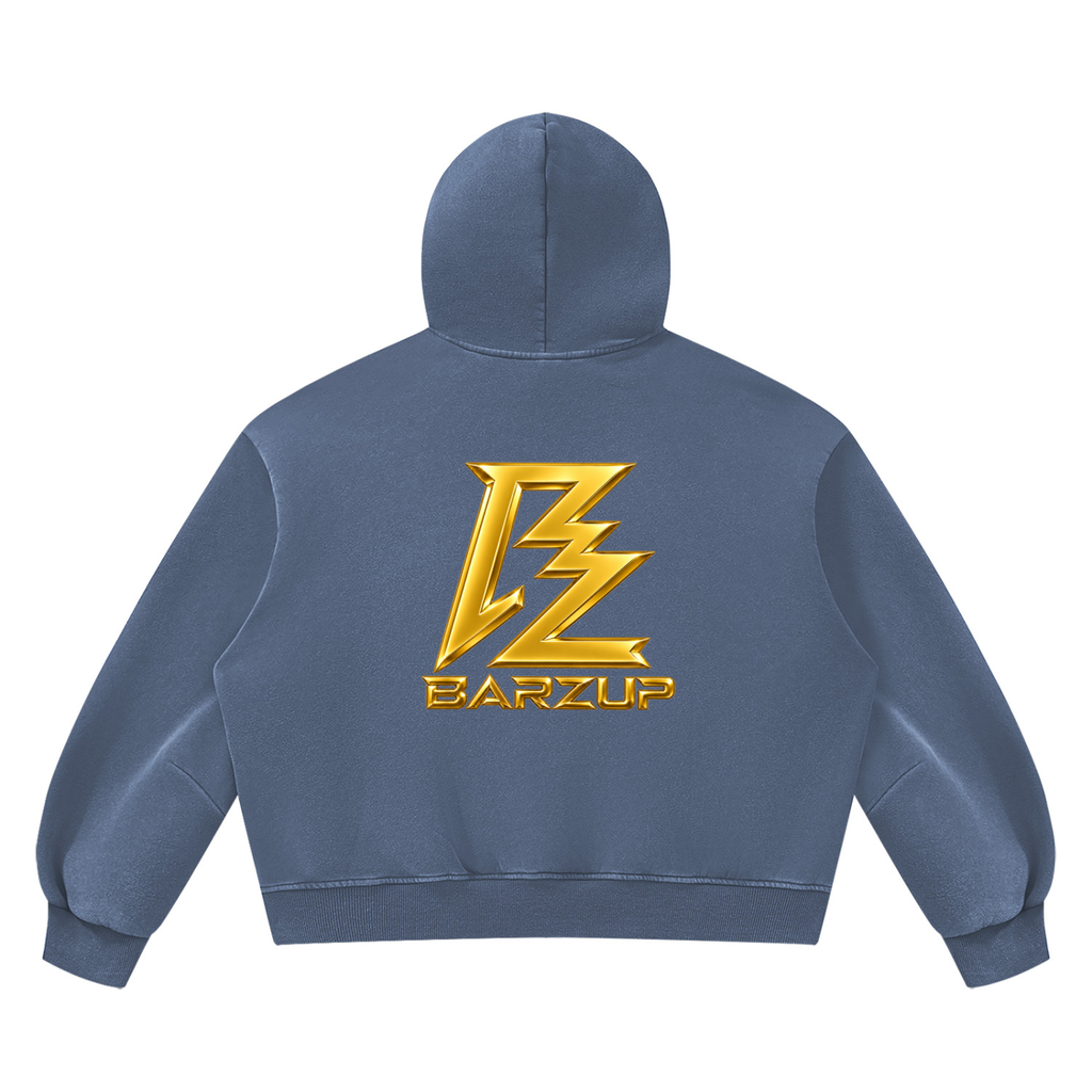 BARZUP Vintage Wash Oversized Hoodie & Sweatpants Set