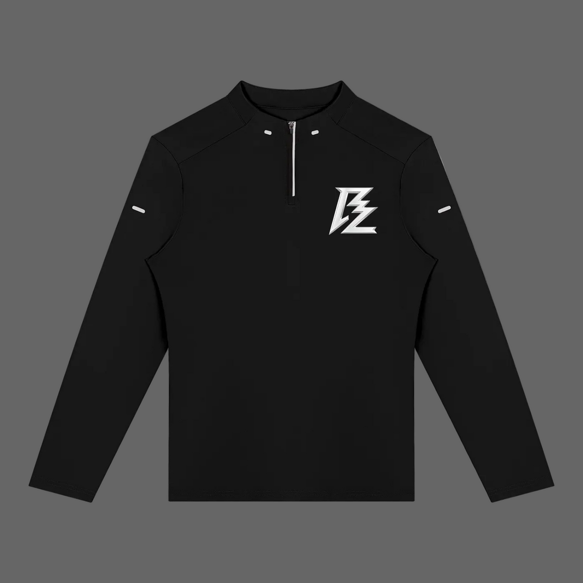 BARZUP Men's Premium Quarter-Zip Training T-Shirt