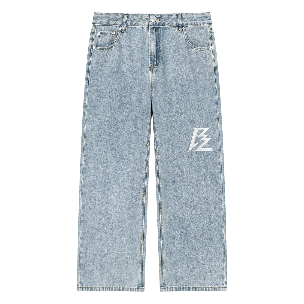 BARZUP Unisex Vintage Wash Denim Set