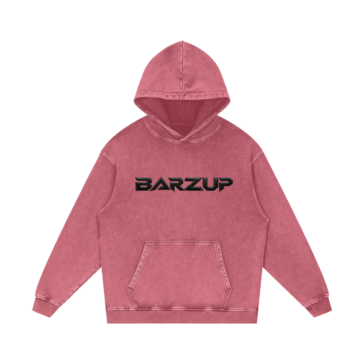 BARZUP Snow Washed Heavyweight Cotton Hoodie