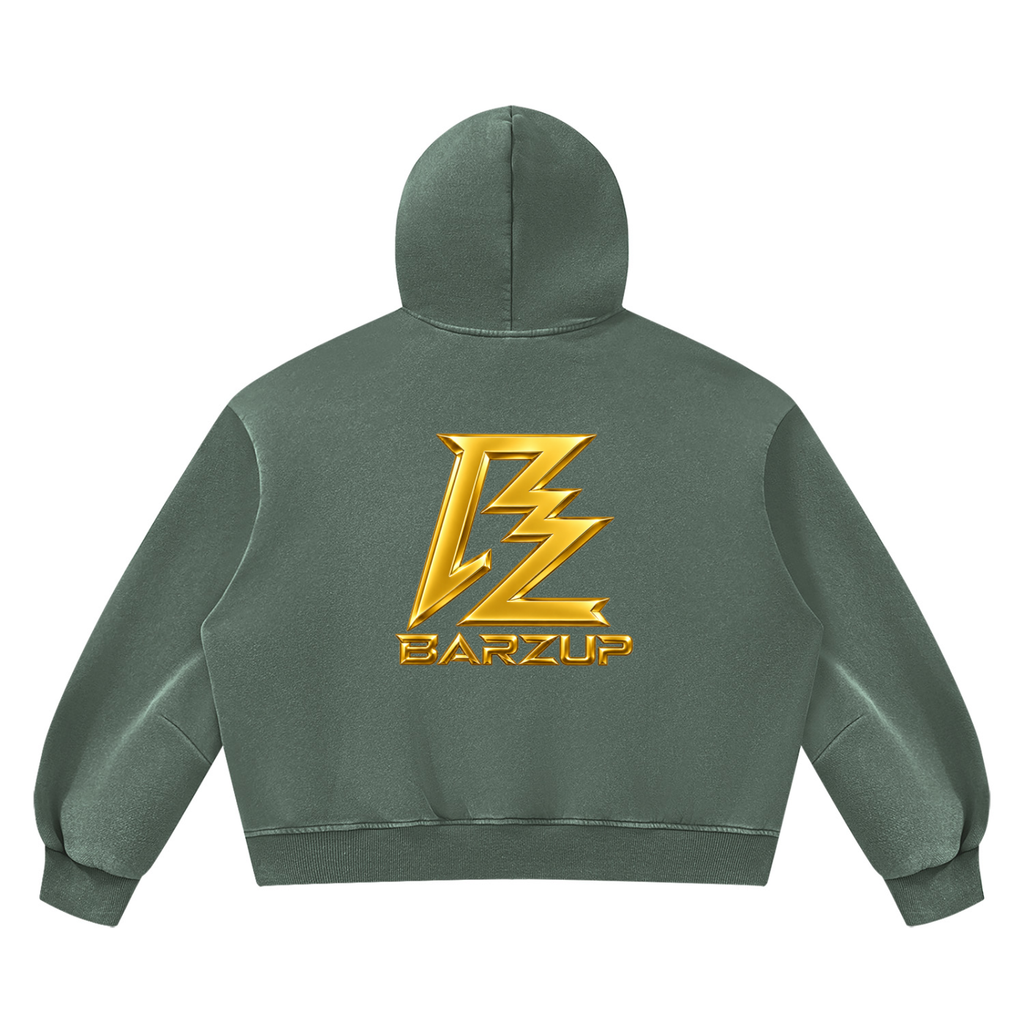 BARZUP Vintage Wash Oversized Hoodie & Sweatpants Set