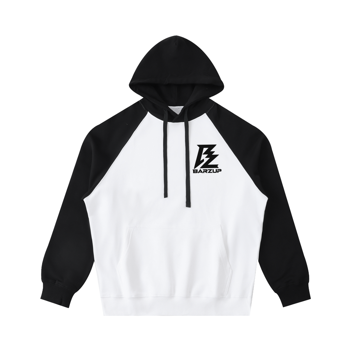 BARZUP Color-Block Raglan Hoodie