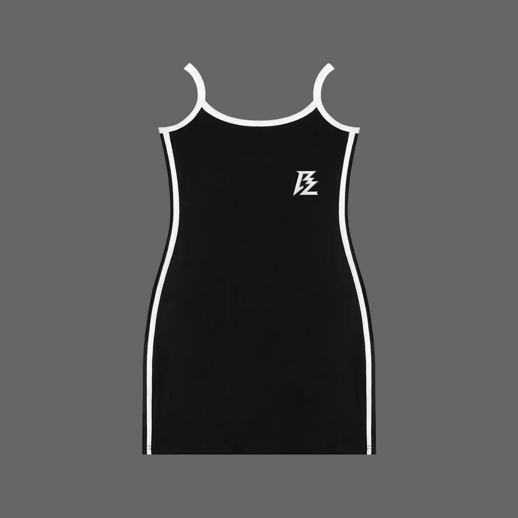 BARZUP Women's Color Block Mini Dress