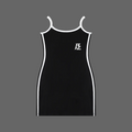 BARZUP Women's Color Block Mini Dress