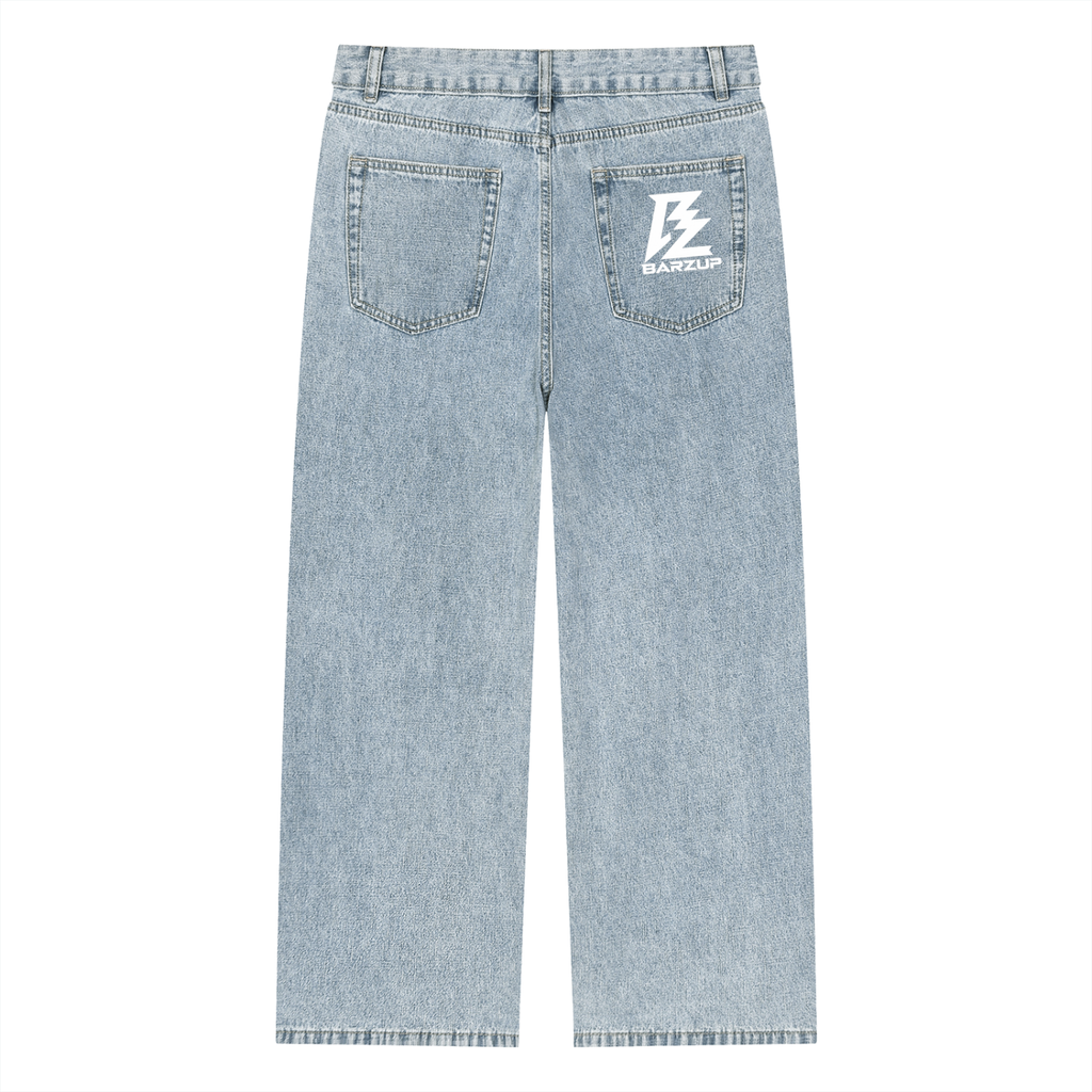 BARZUP Unisex Vintage Wash Denim Set