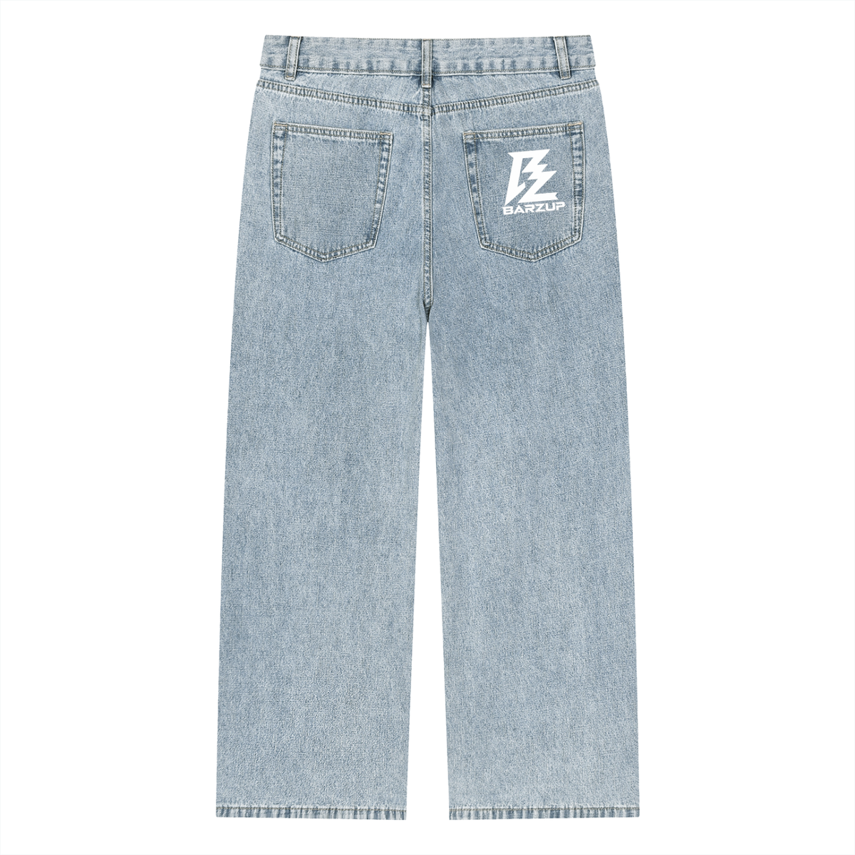 BARZUP Unisex Vintage Wash Denim Set