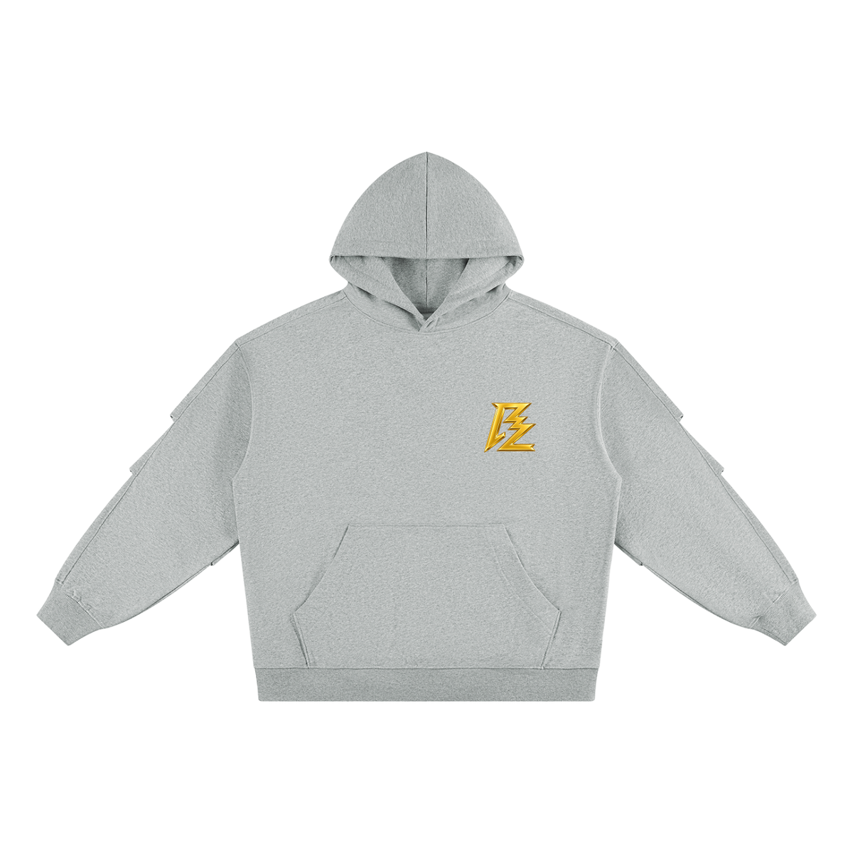 BARZUP Premium Heavyweight Ruched Sleeve Hoodie