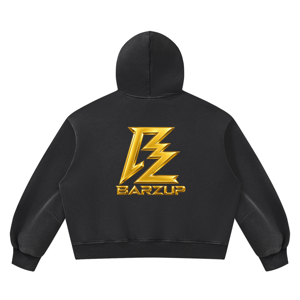 BARZUP Vintage Wash Oversized Hoodie & Sweatpants Set