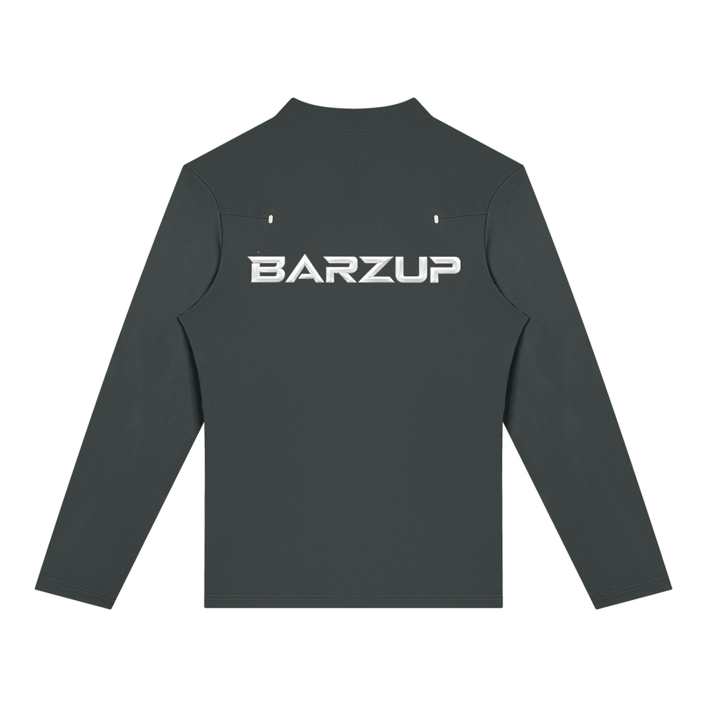 BARZUP Men's Premium Quarter-Zip Training T-Shirt