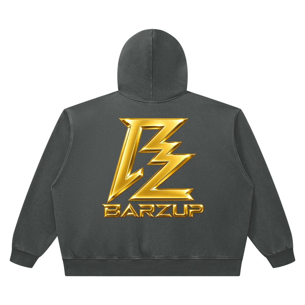 BARZUP Heavyweight Vintage Wash Hoodie Set