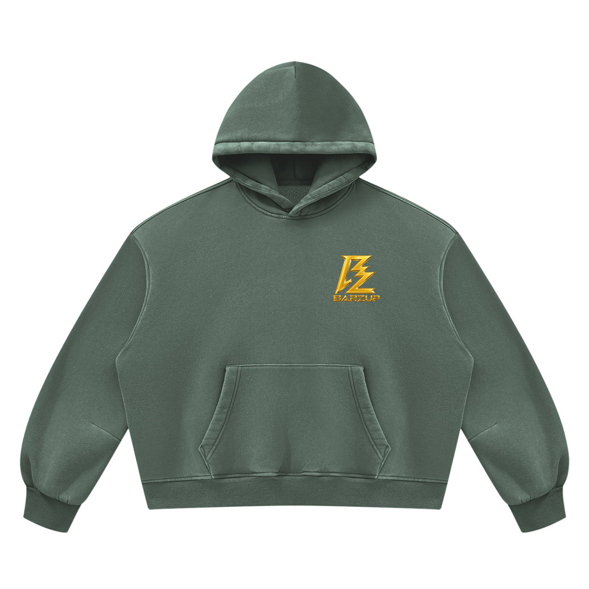 BARZUP Vintage Wash Oversized Hoodie & Sweatpants Set