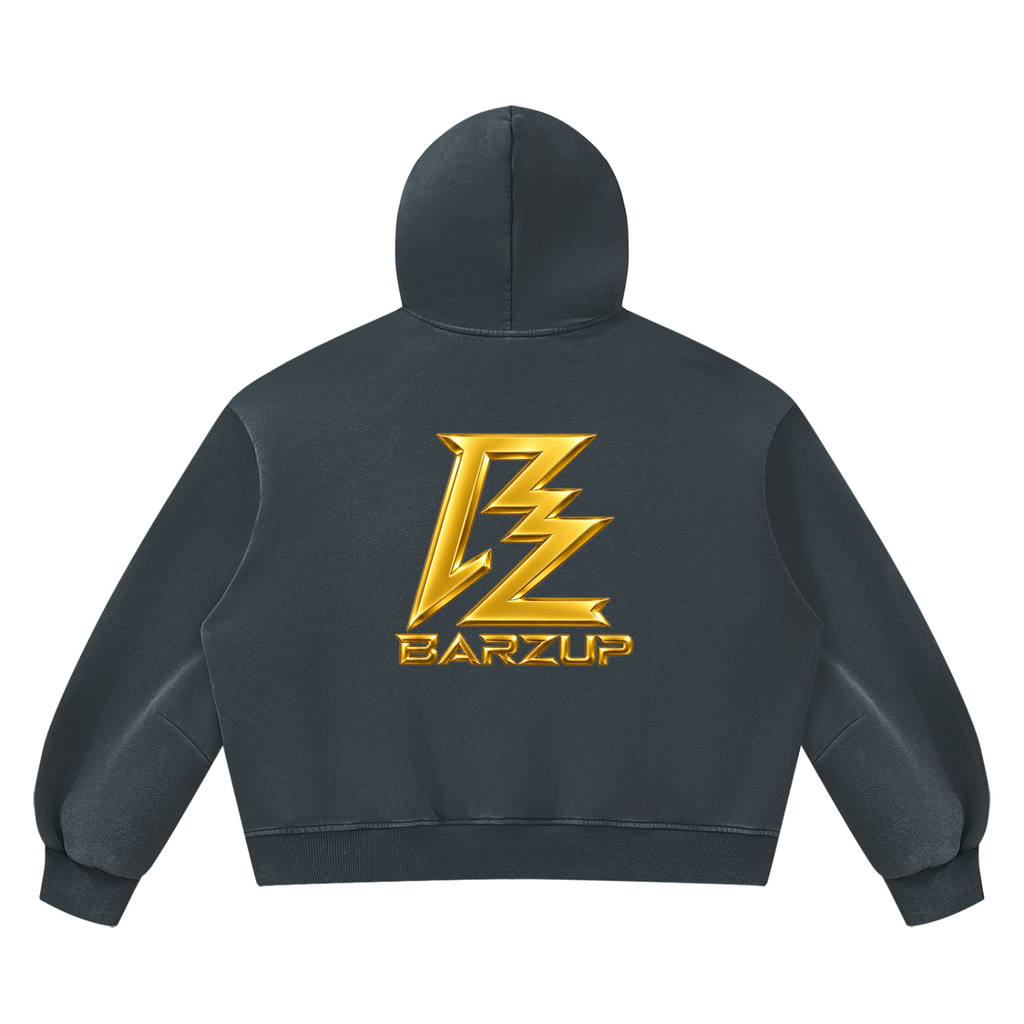 BARZUP Vintage Wash Oversized Hoodie & Sweatpants Set