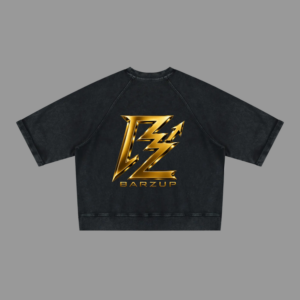 BARZUP Vintage Wash Heavyweight Boxy Tee