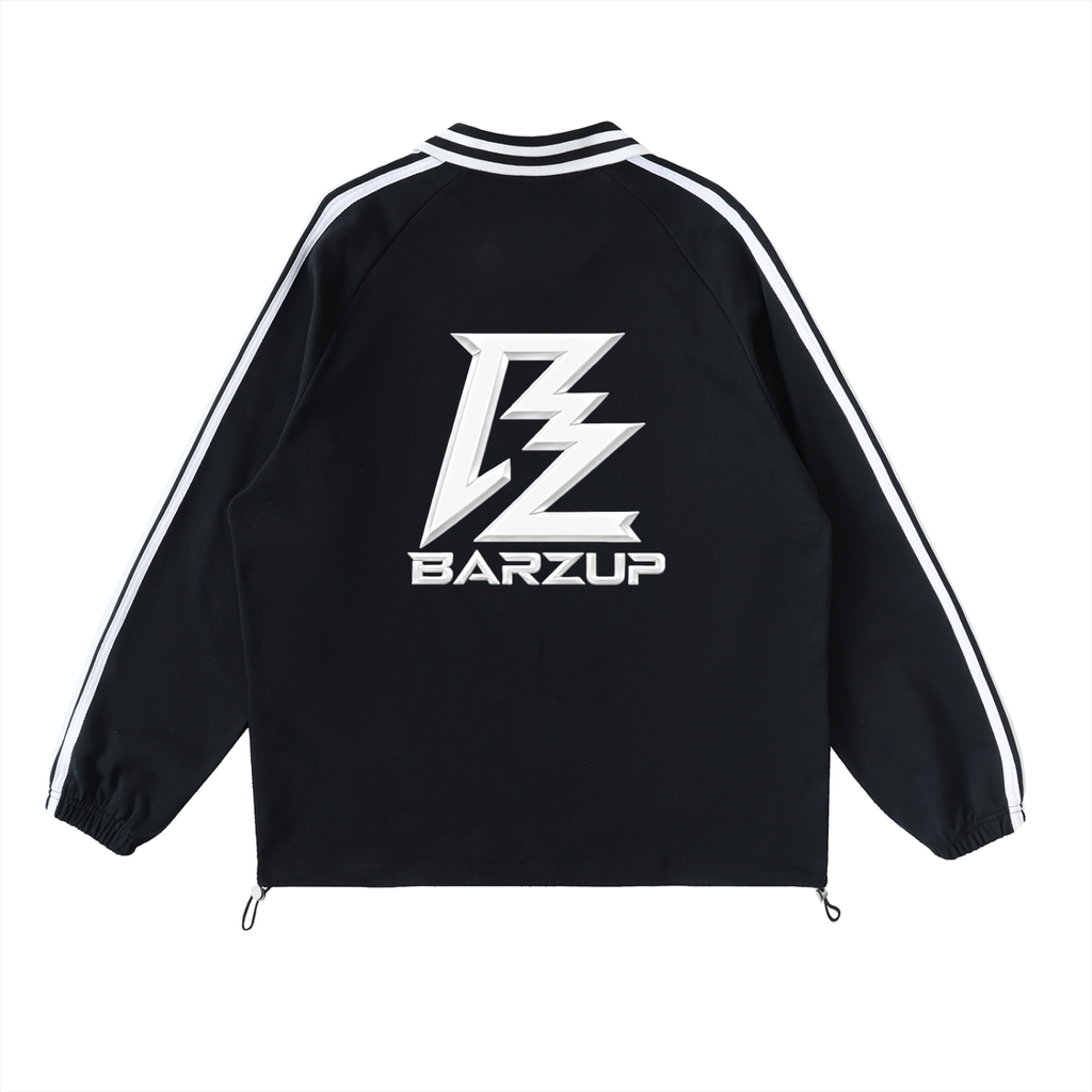 BARZUP Chrome Monogram Contrast Stripe Sweatshirt