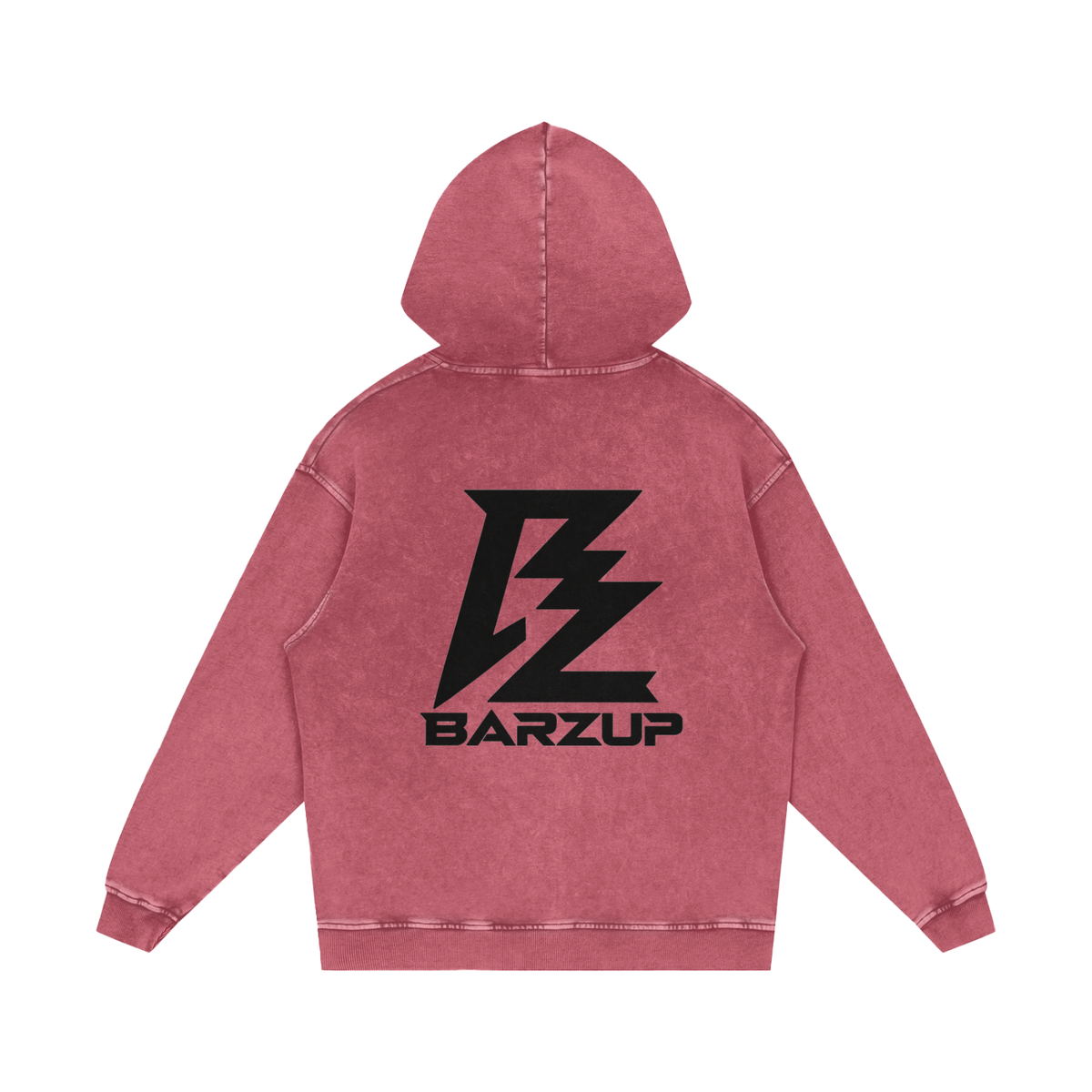 BARZUP Snow Washed Heavyweight Cotton Hoodie
