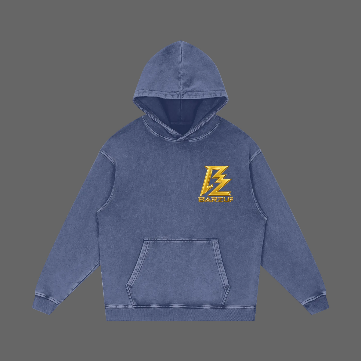 BARZUP Premium Snow Washed  Cotton Hoodie Set