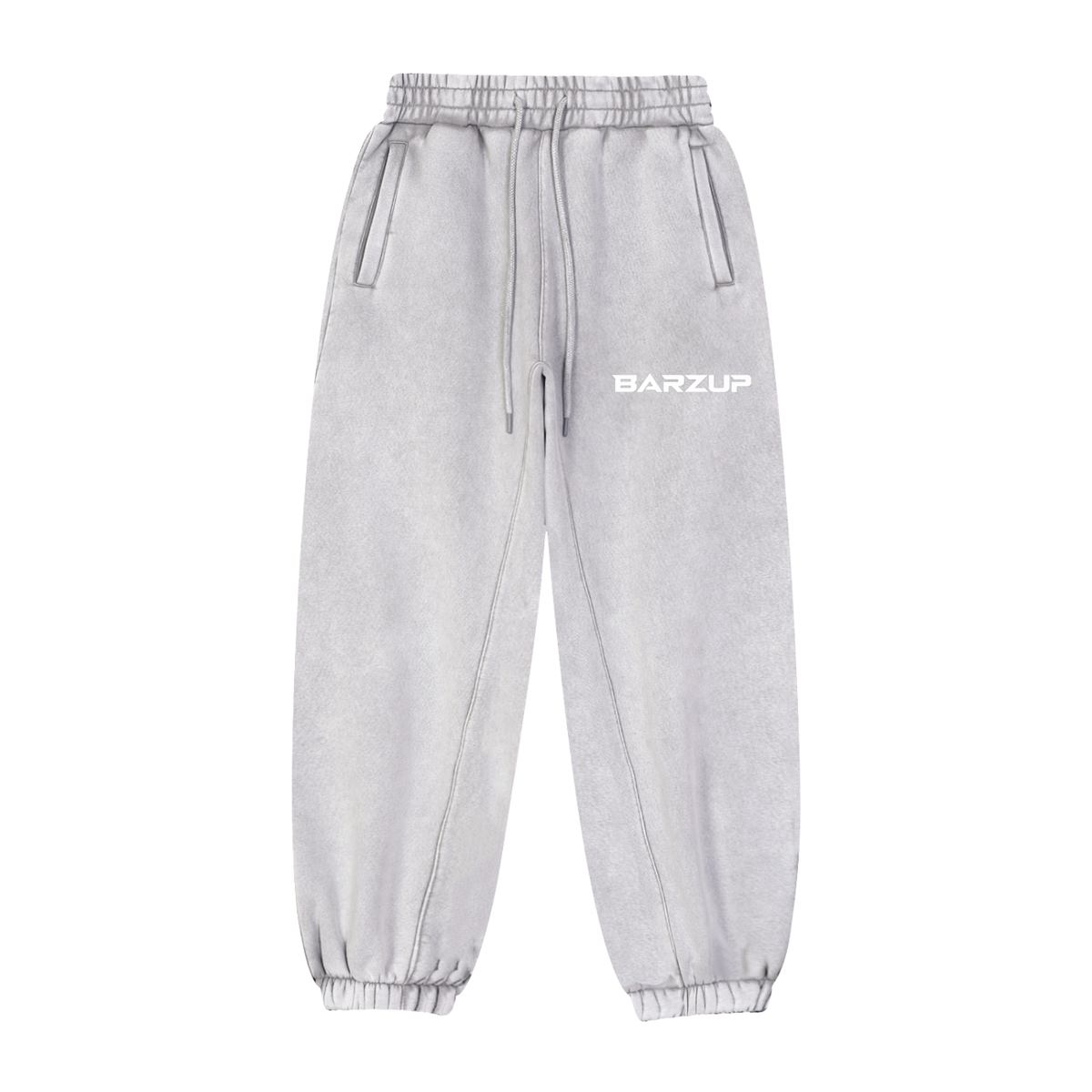 BARZUP Snow-Washed Zip-Through Fleece Set
