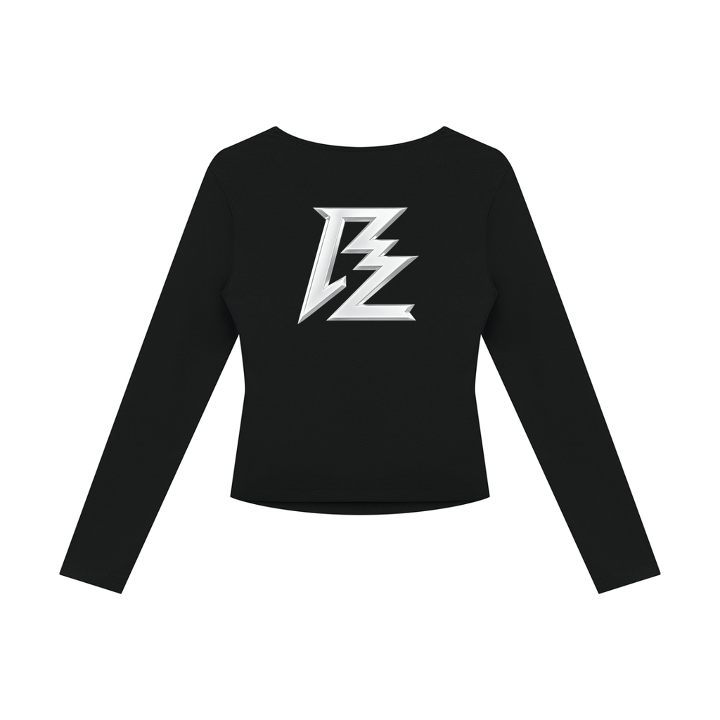 BARZUP Women's Ruched Long Sleeve T-Shirt