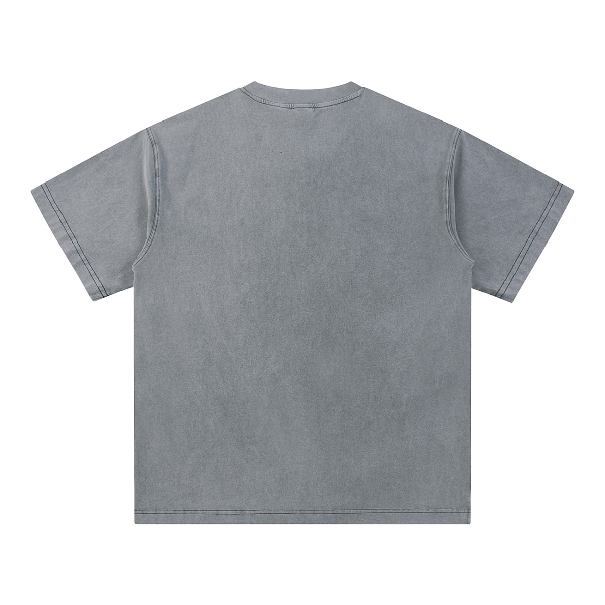 BARZUP Snow Washed V-Neck Cotton Tee