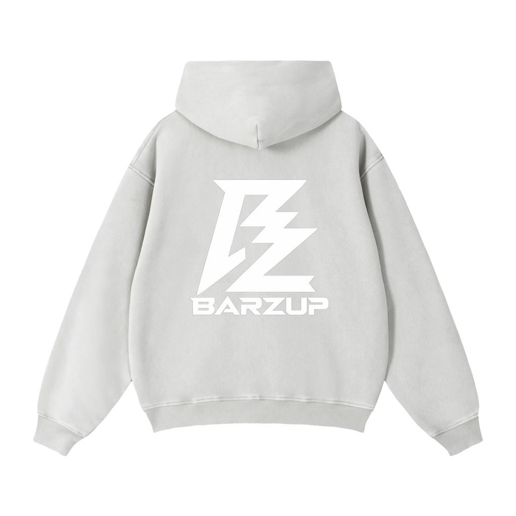 BARZUP Snow-Washed Zip-Through Fleece Set