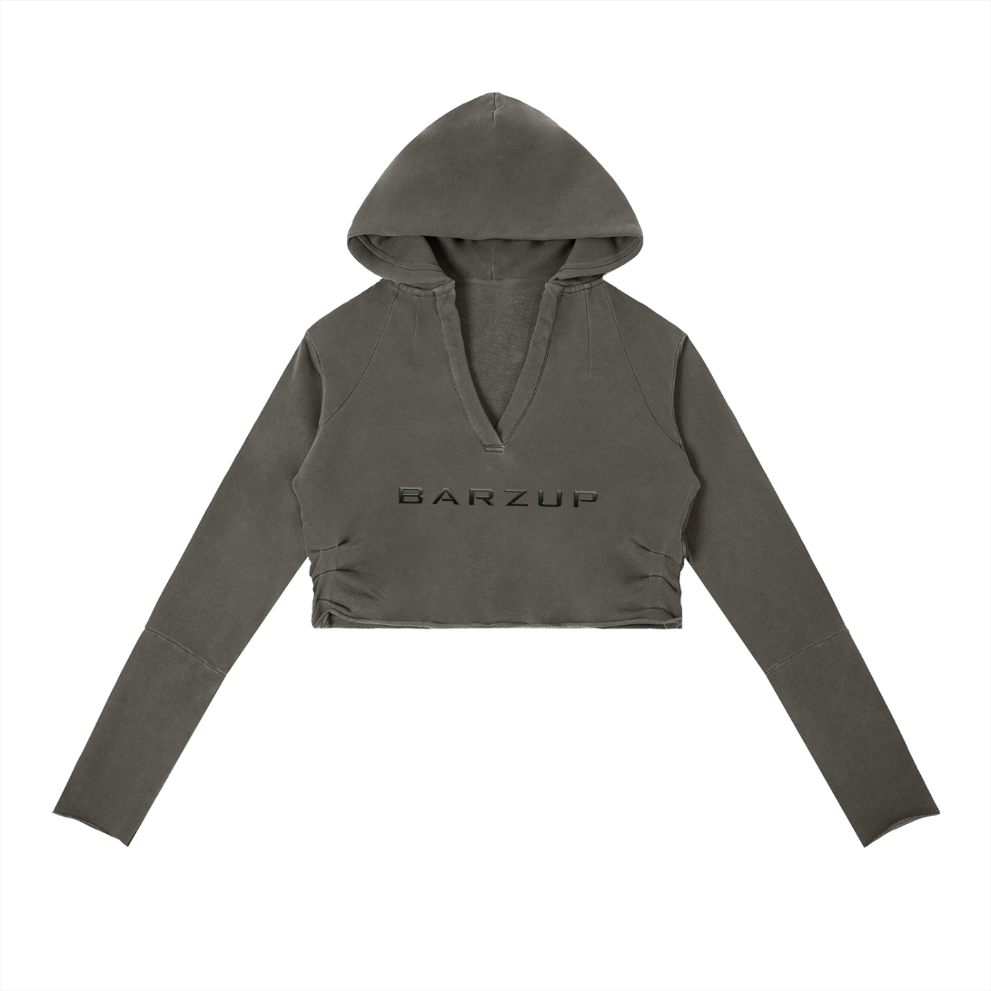 BARZUP Women’s Vintage Raw Edge Hoodie