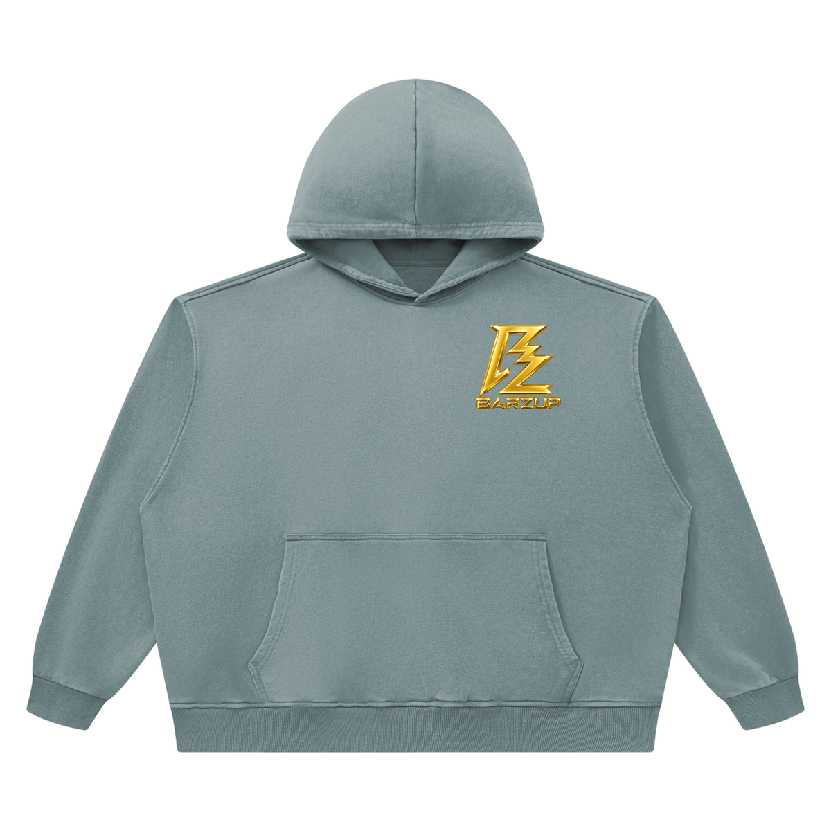 BARZUP Heavyweight Vintage Wash Hoodie Set