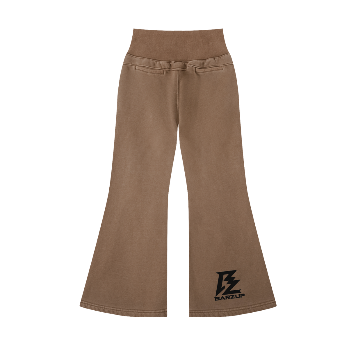 BARZUP Women Vintage Washed Cropped Fleece Set
