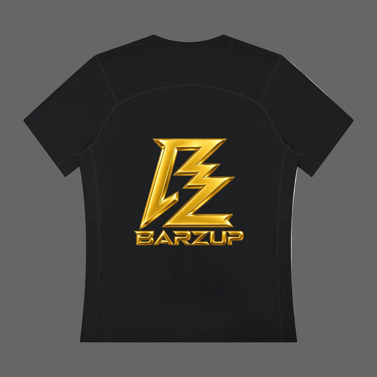BARZUP Gold Monogram Performance T-Shirt