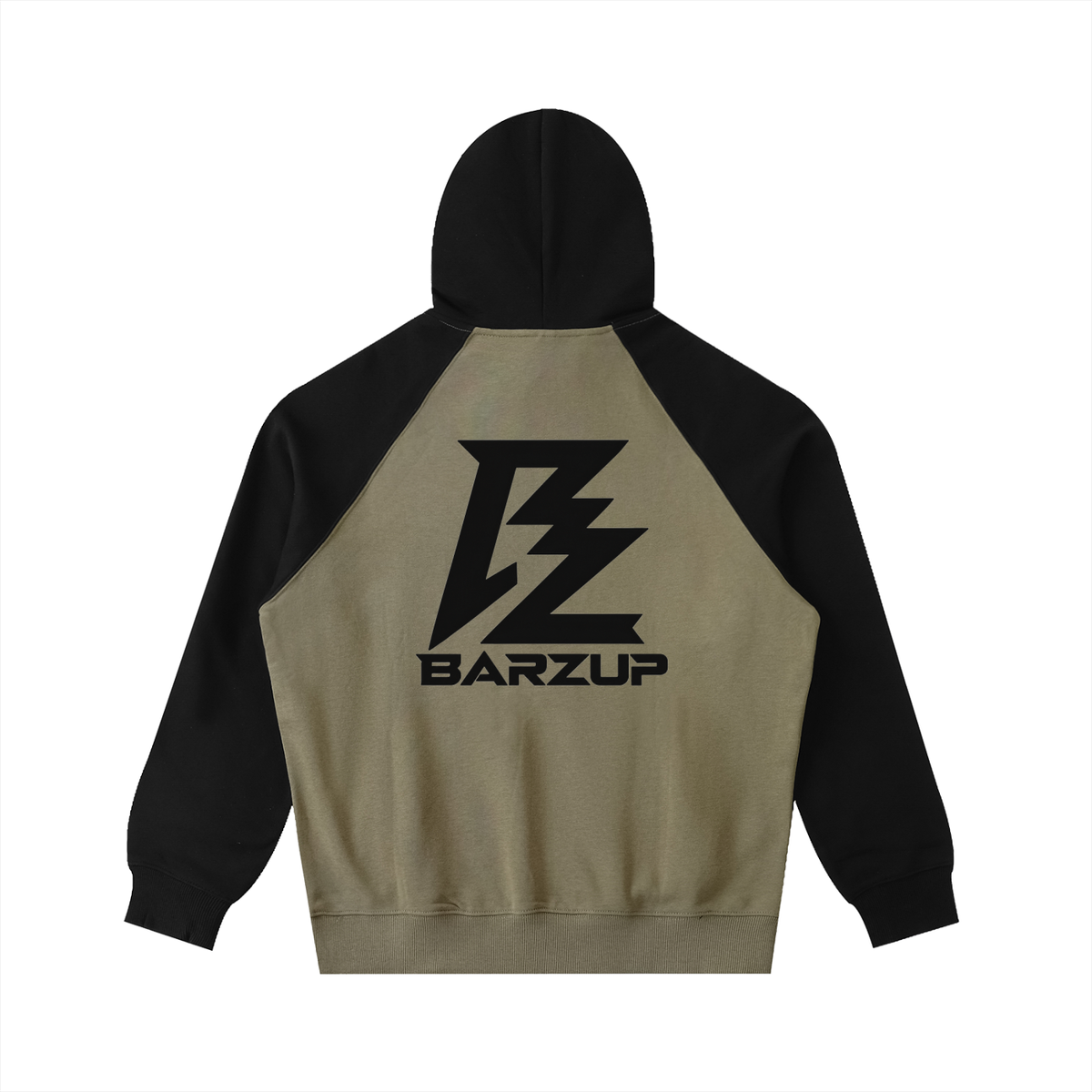 BARZUP Color-Block Raglan Hoodie
