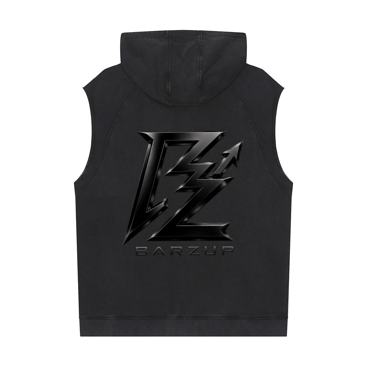 BARZUP Stealth Monogram Sleeveless Hoodie