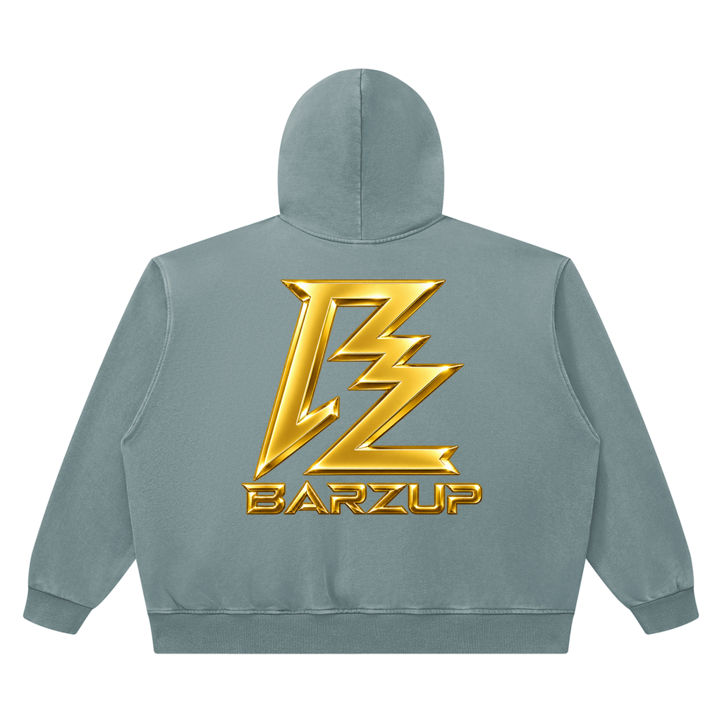 BARZUP Heavyweight Vintage Wash Hoodie Set
