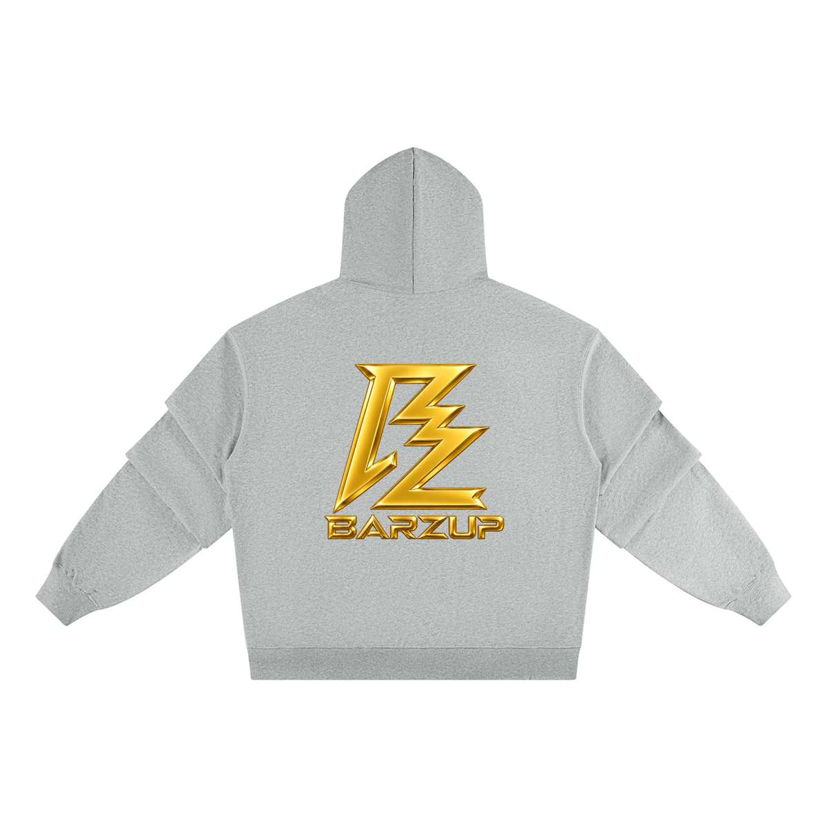 BARZUP Premium Heavyweight Ruched Sleeve Hoodie