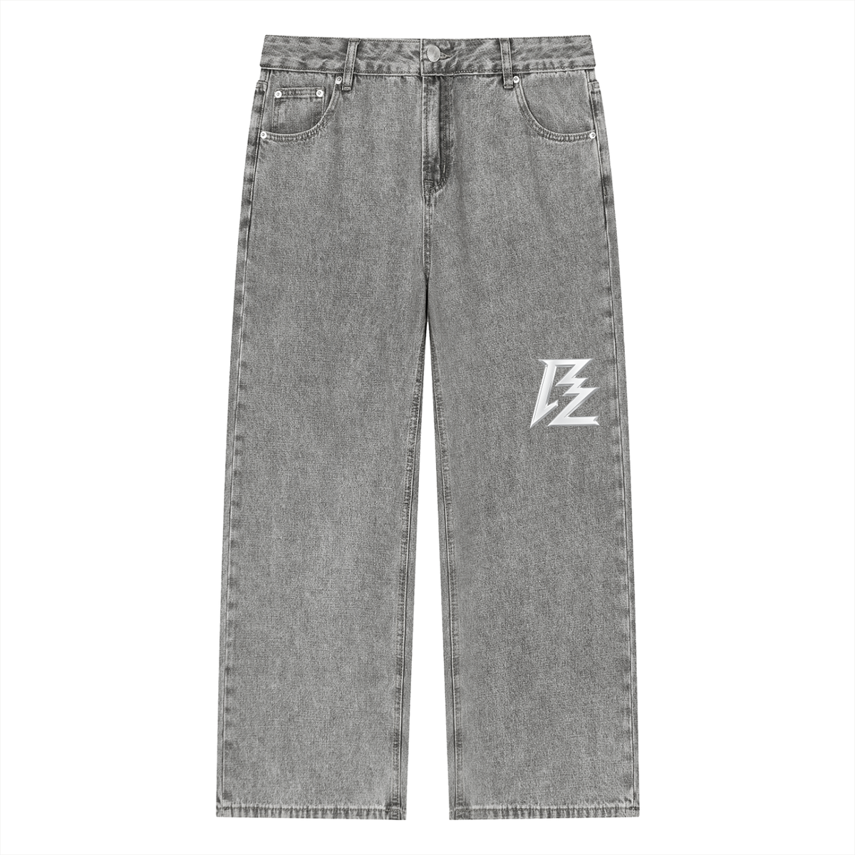 BARZUP Unisex Vintage Wash Denim Set
