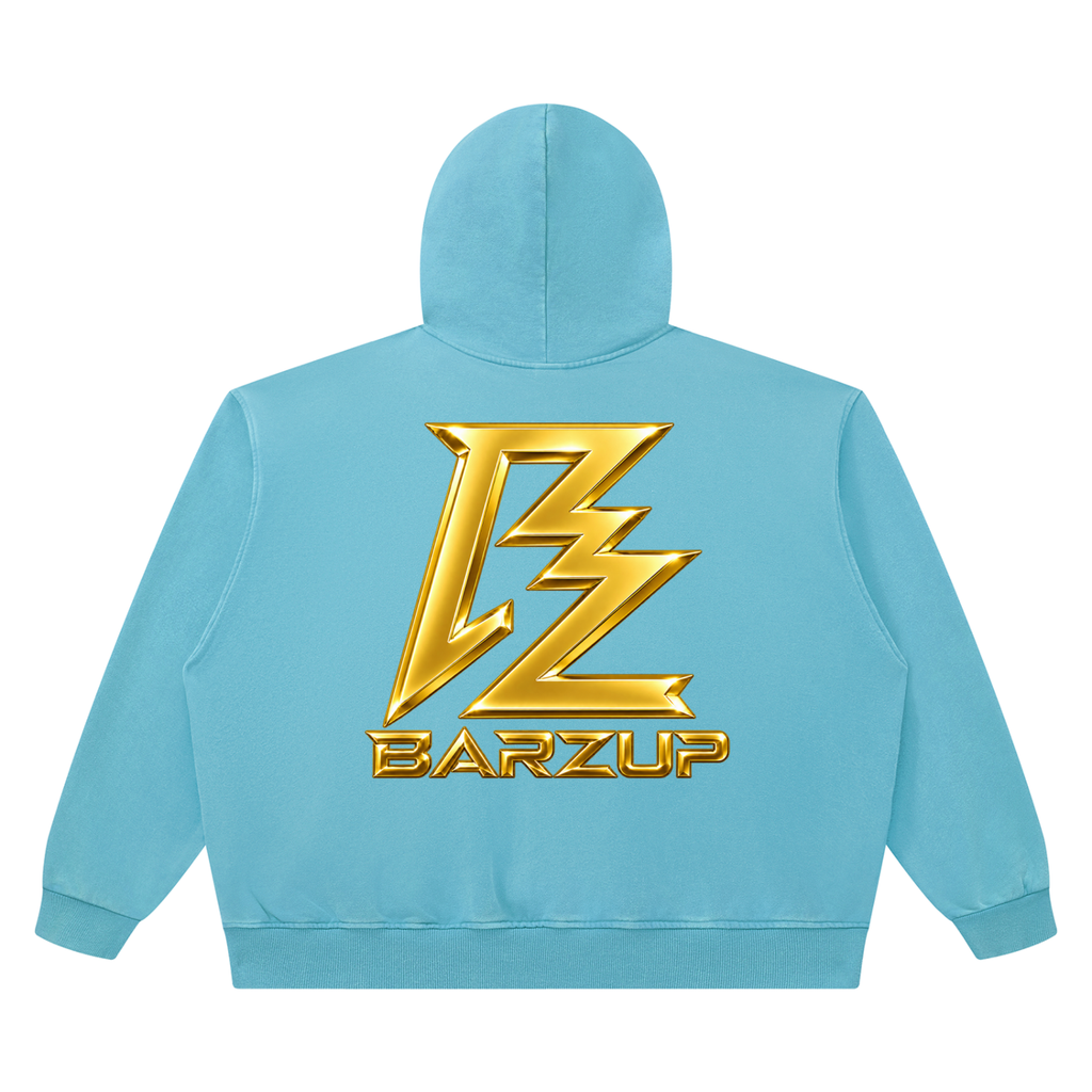 BARZUP Heavyweight Vintage Wash Hoodie Set
