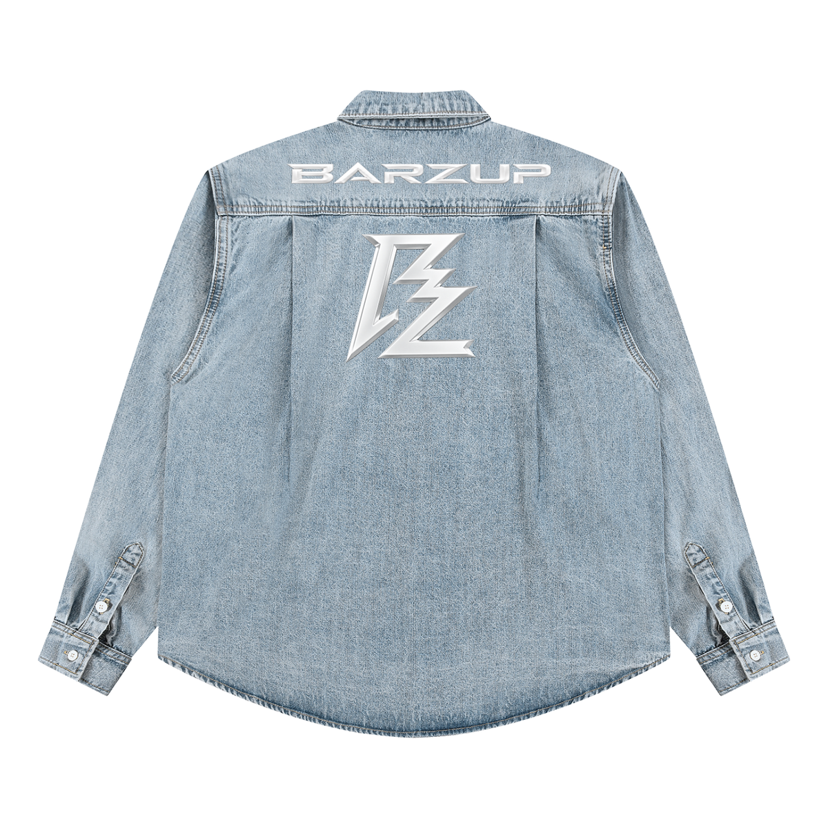 BARZUP Unisex Vintage Wash Denim Set