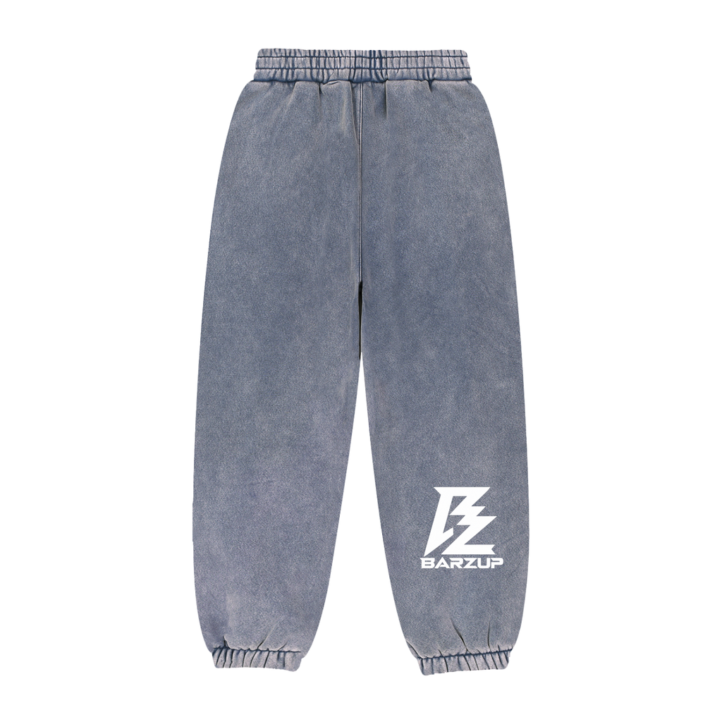 BARZUP Snow-Washed Zip-Through Fleece Set