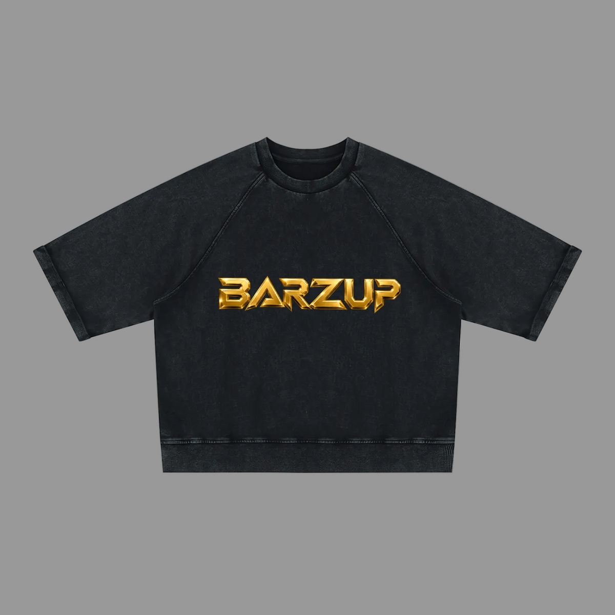 BARZUP Vintage Wash Heavyweight Boxy Tee