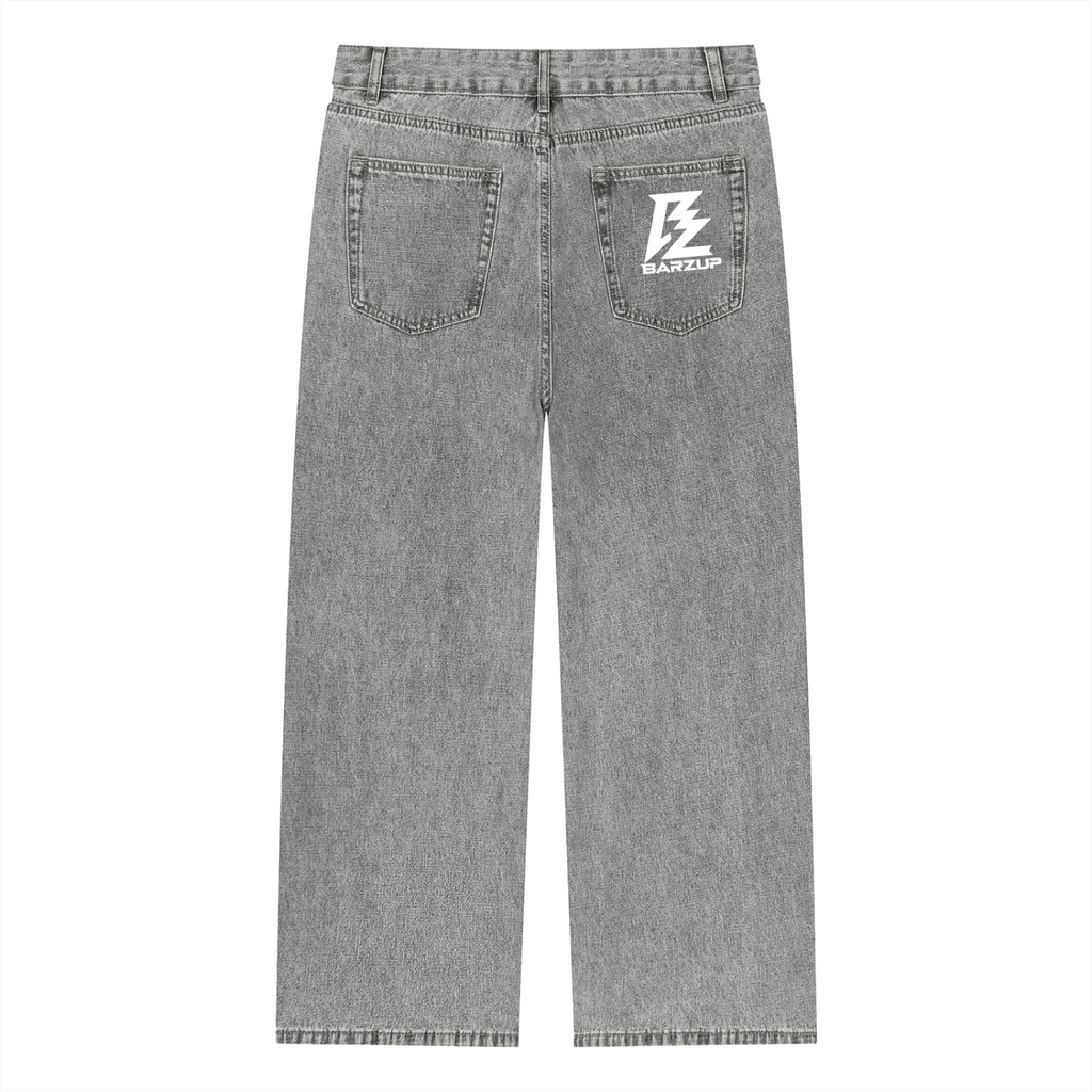 BARZUP Unisex Vintage Wash Denim Set