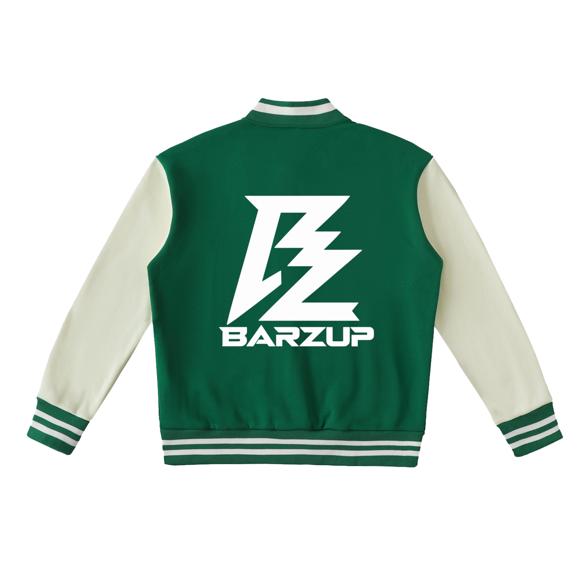 BARZUP Two-Tone Fleeced Varsity Jacket