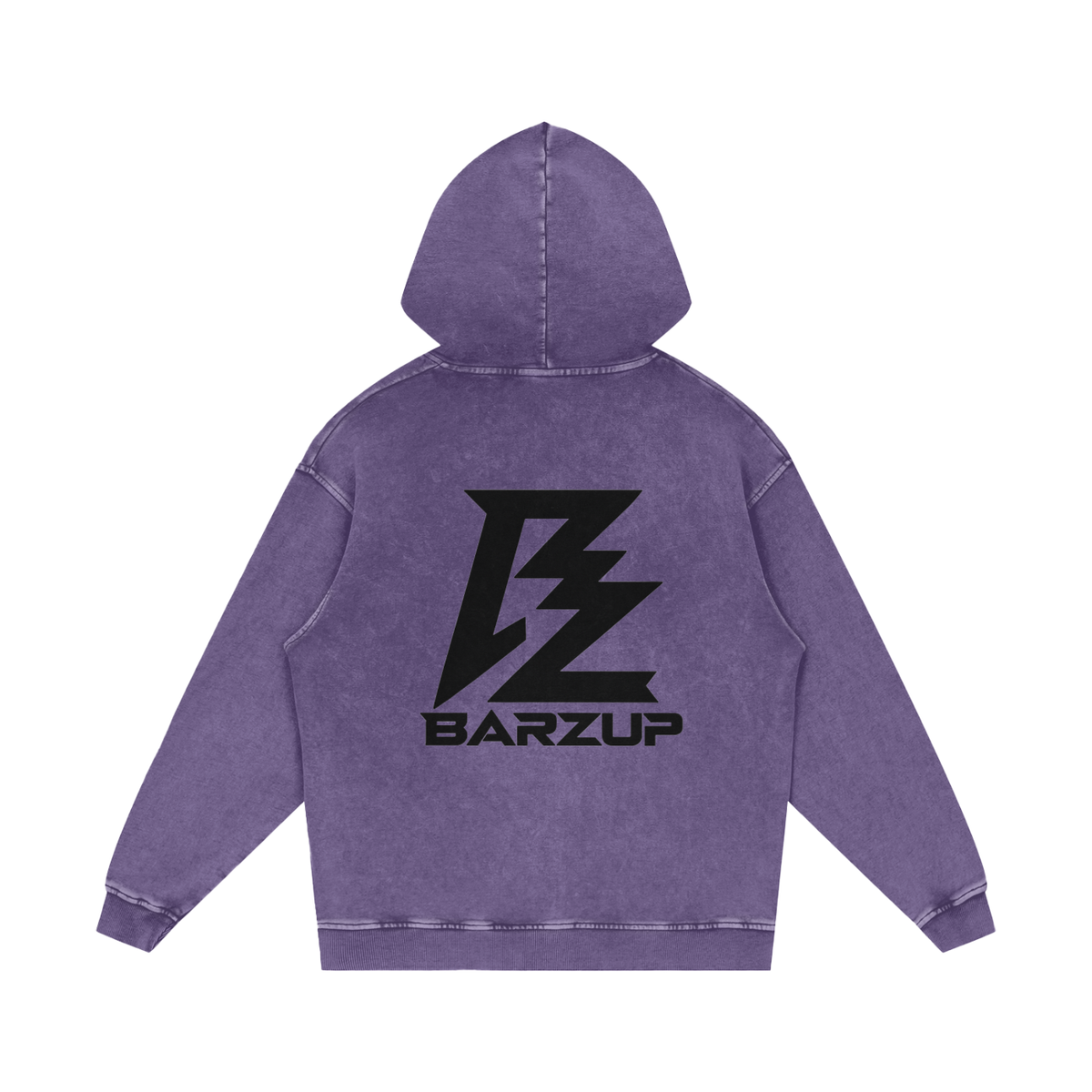 BARZUP Snow Washed Heavyweight Cotton Hoodie