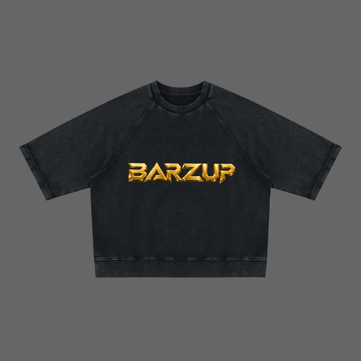BARZUP Vintage Wash Heavyweight Boxy Tee